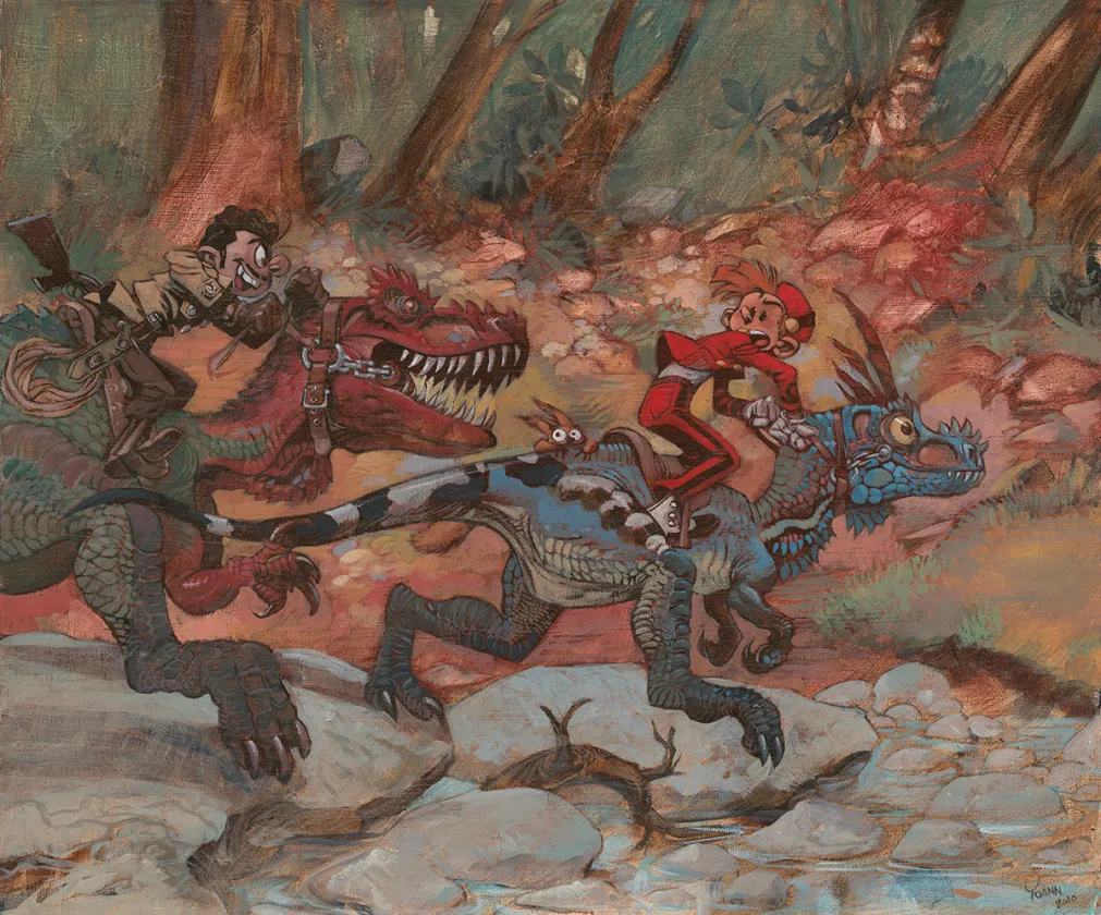 Peinture, Spirou et Fantasio,  Yoann