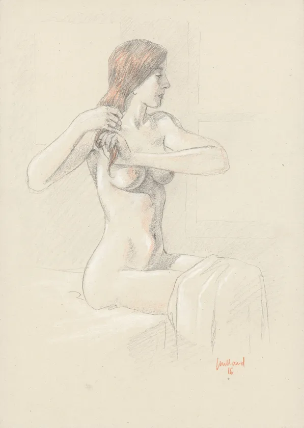 Colored illustration, André Juillard