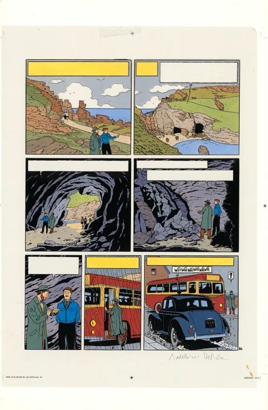 Mise en couleurs, Blake et Mortimer, Signé Olrik (T.30), André Juillard