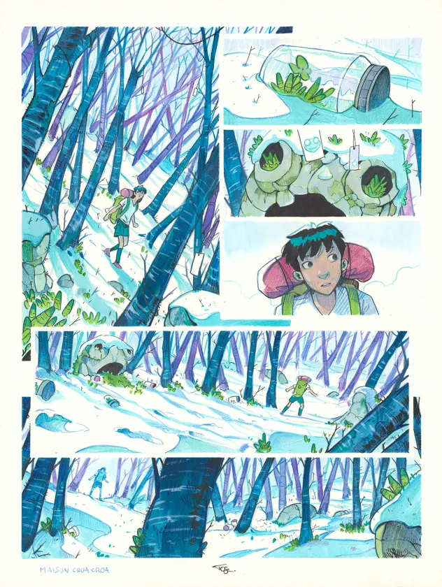 Planche couleur, Maison Croa Croa, Davide Tosello