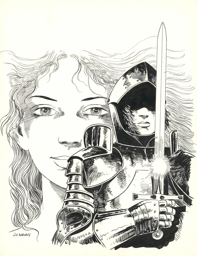 Couverture, Pour l'amour de Guenièvre, Jean-Claude Servais