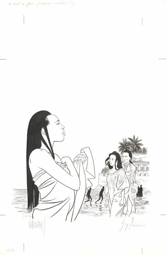 Couverture, Les Suites vénitiennes, La Nuit de Gorée (T.4),  Warnauts et Raives