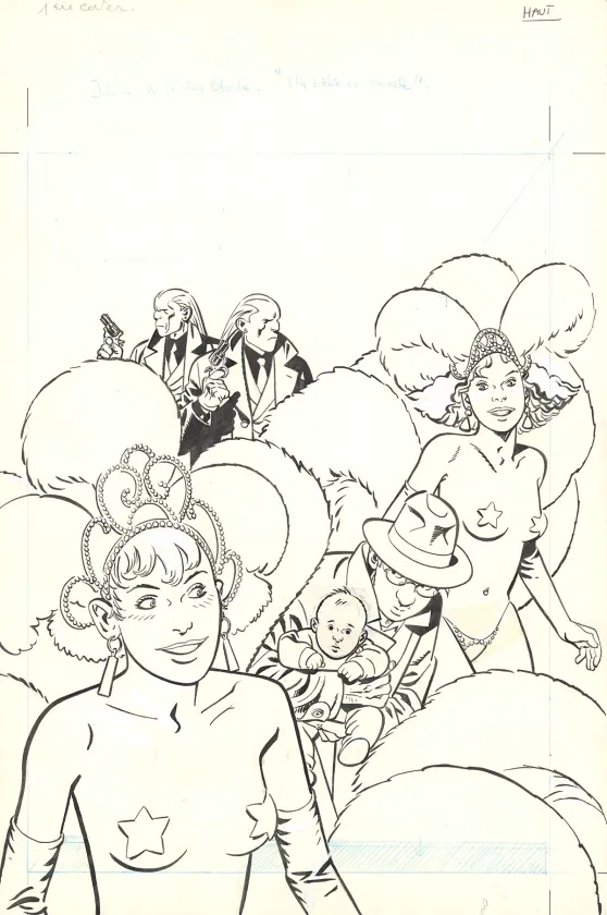 Couverture, Jérôme K. Jérôme Bloche, Un bébé en cavale (T.10), Alain Dodier