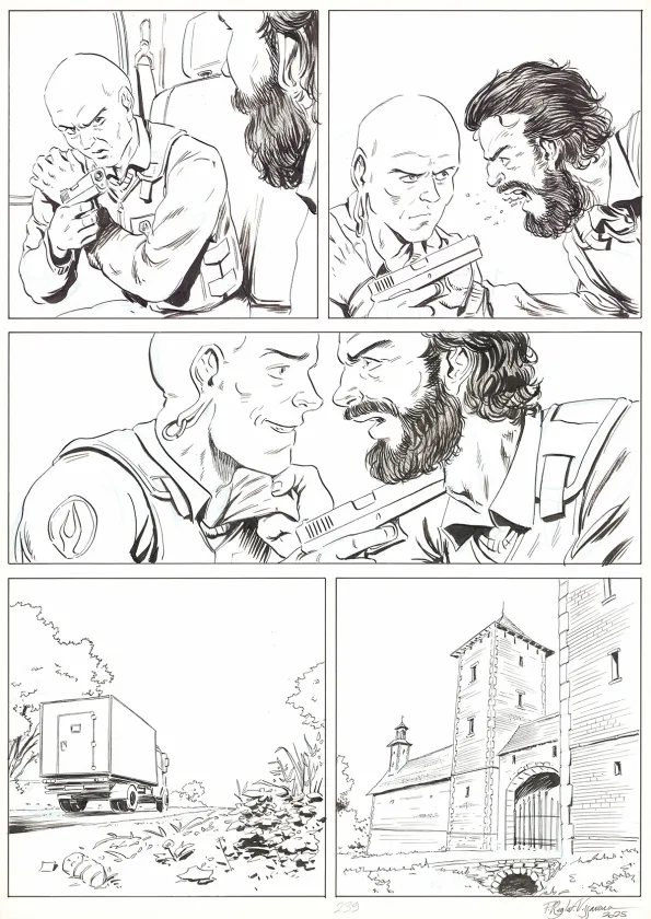 Black and white original page, OFF, Patrice Réglat-Vizzavona