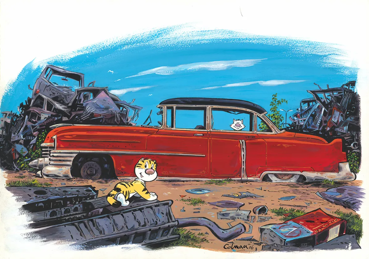 Illustration couleur, Billy the Cat, Stephan Colman