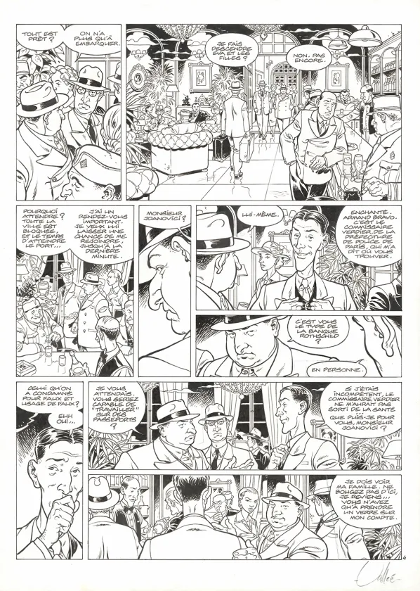Planche noir et blanc, Il Était une fois en France, Le Vol noir des corbeaux (T.2), Sylvain Vallée