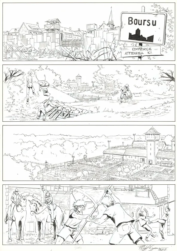 Black and white original page, OFF, Patrice Réglat-Vizzavona