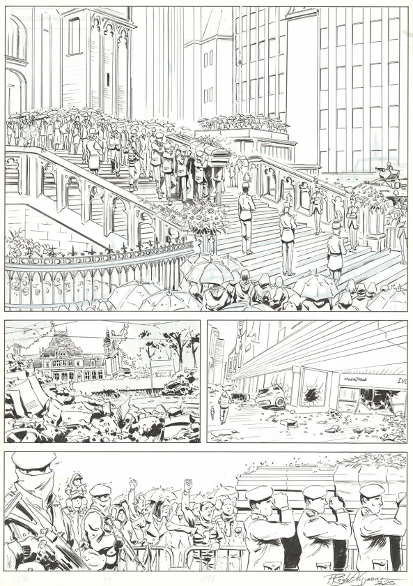 Black and white original page, OFF, Patrice Réglat-Vizzavona