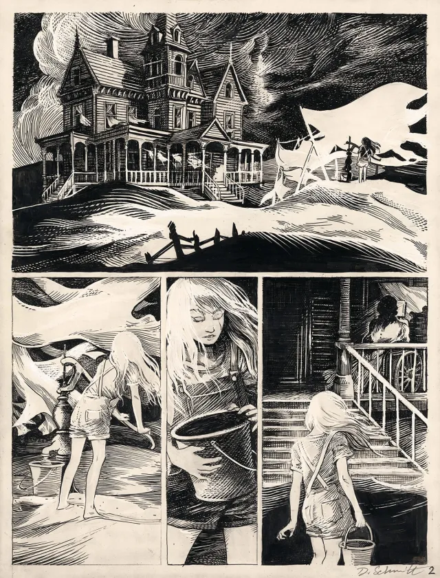 Planche noir et blanc, Daria Schmitt