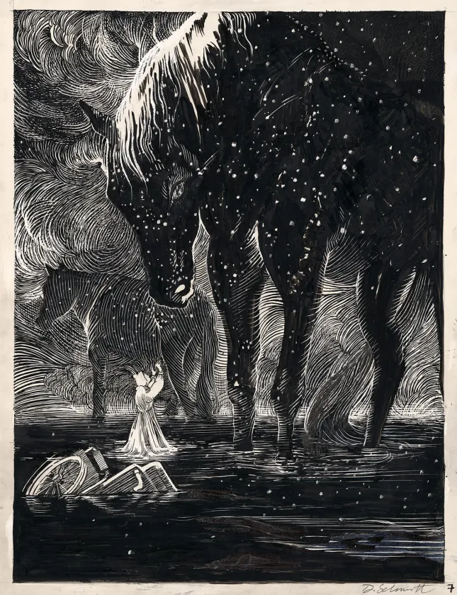 Planche noir et blanc, Daria Schmitt