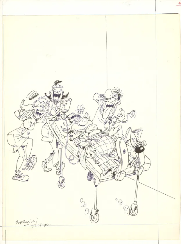 Couverture, Les Femmes en Blanc, Gai rire à tout prix (T.6), Philippe Bercovici
