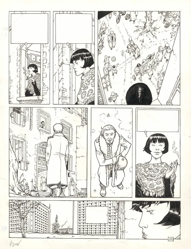 Planche noir et blanc, La Malédiction de Zener, Le Clan des embaumeurs (T.2), Philippe Adamov
