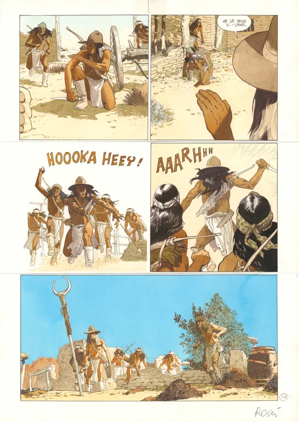 Planche couleur, Comanche Trail, Christian Rossi