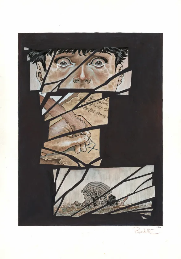 Planche couleur, Cauchon... Ou l'homme qui tua Jeanne d'Arc, Joël Parnotte
