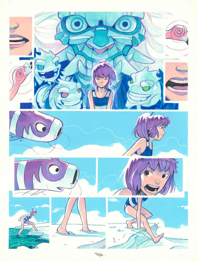 Planche couleur, Maison Croa Croa, Davide Tosello