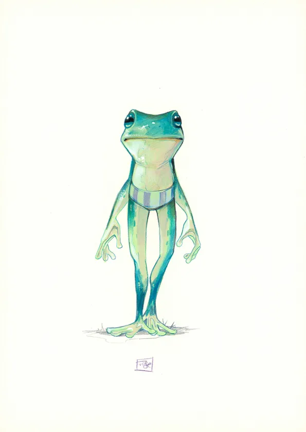 Illustration couleur, Maison Croa Croa, Davide Tosello