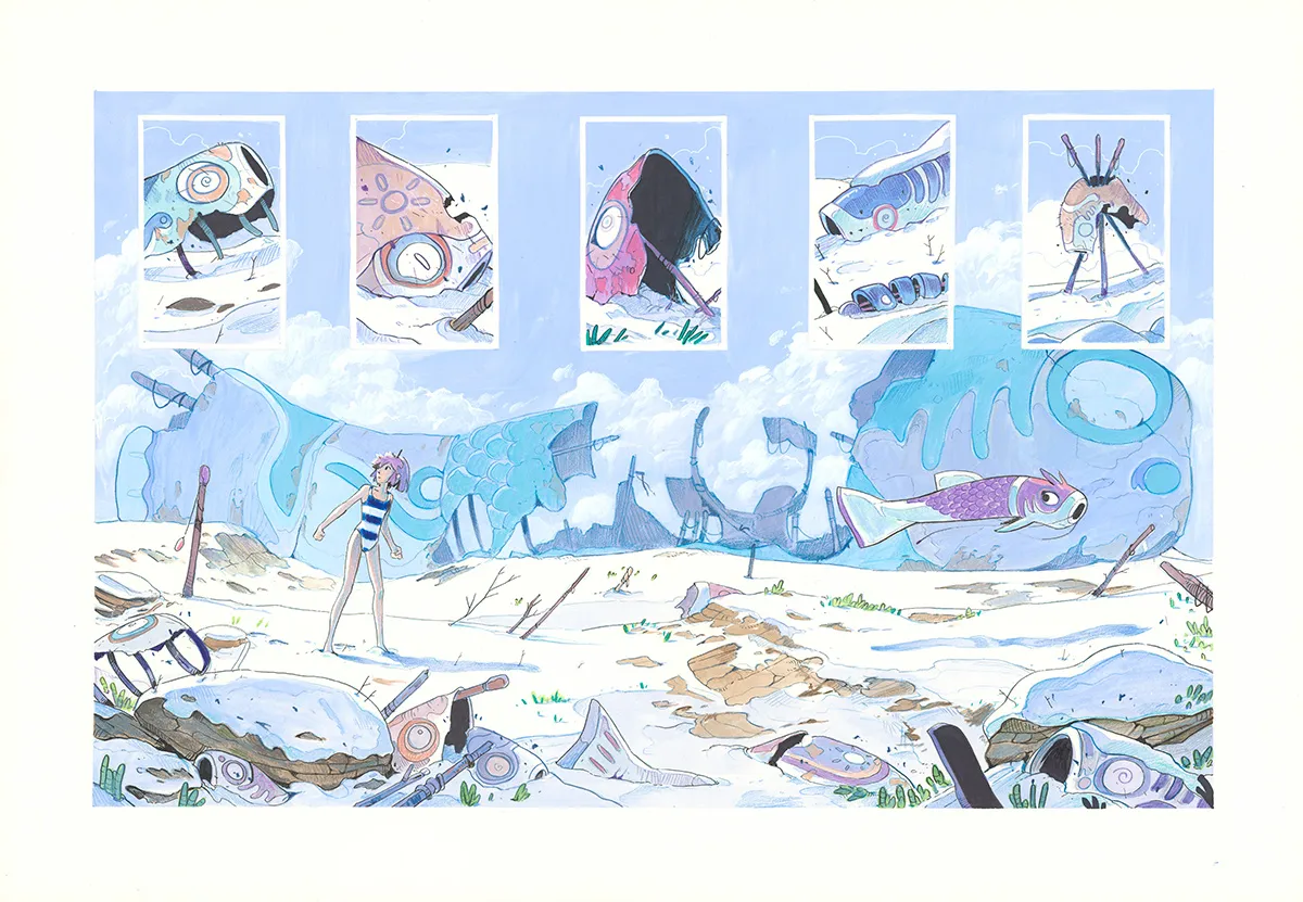 Planche couleur, Maison Croa Croa, Davide Tosello