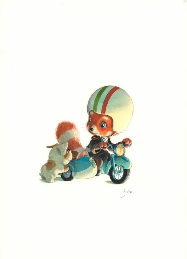 Colored illustration, On a volé doudou !, Quentin Gréban