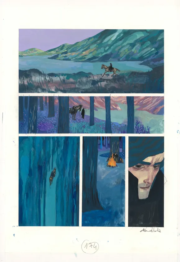 Planche couleur, Frankenstein, David Sala