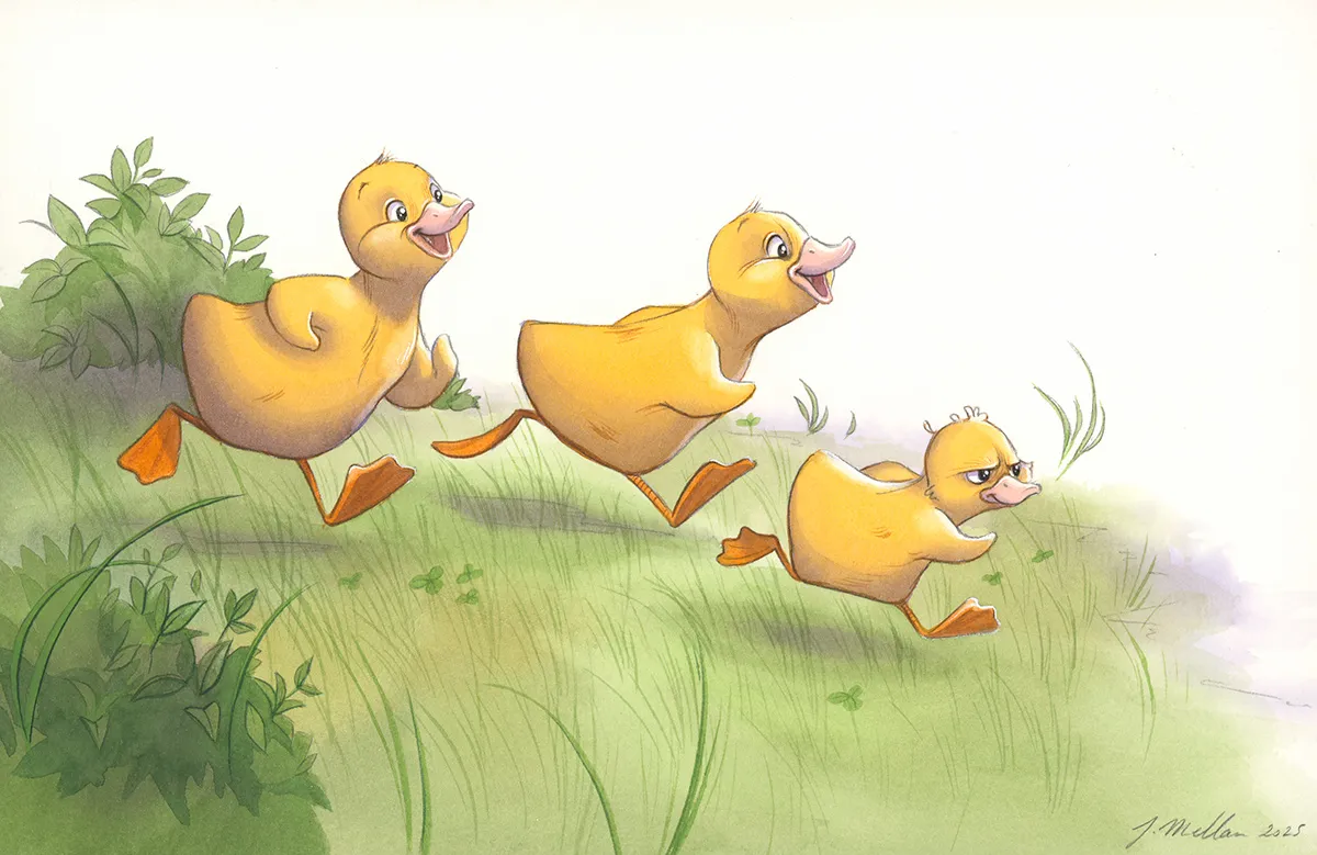 Illustration couleur, Les belles histoires de grand mère pour les beaux jours, Julie Mellan