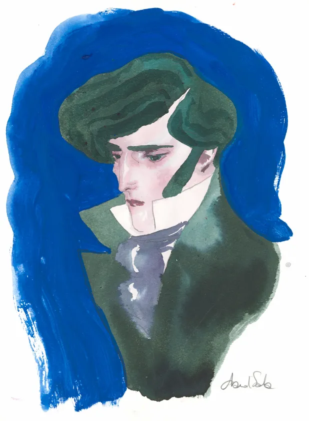 Illustration couleur, Frankenstein, David Sala