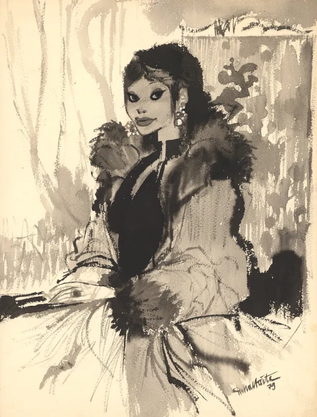 Illustration noir et blanc,  Will