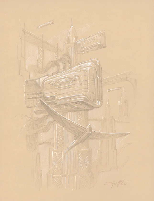 Crayonné, Steam Lines, Didier Graffet