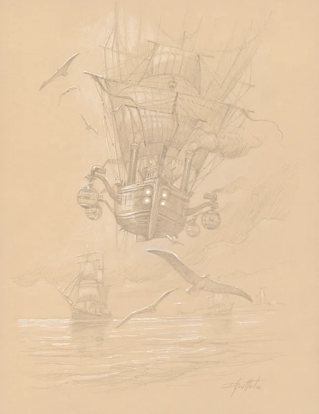 Crayonné, Steam Lines, Didier Graffet