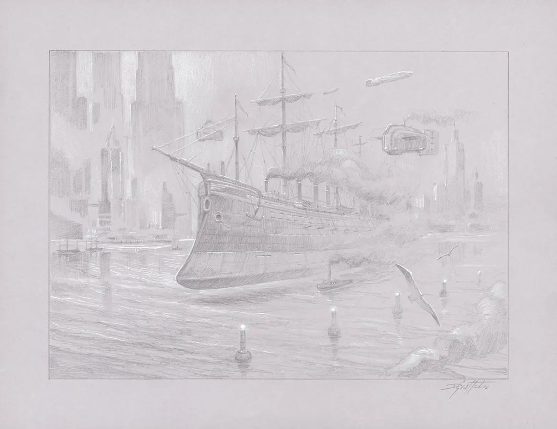 Crayonné, Steam Lines, Didier Graffet