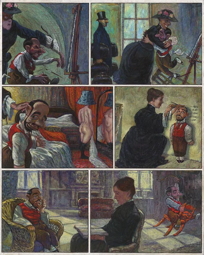Planche couleur, Le Bordel des muses, Au Moulin-Rouge (T.1), Gradimir Smudja