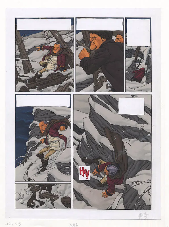 Planche couleur, Le Marteau des sorcières, Warul (T.1), Jean-Christophe Thibert