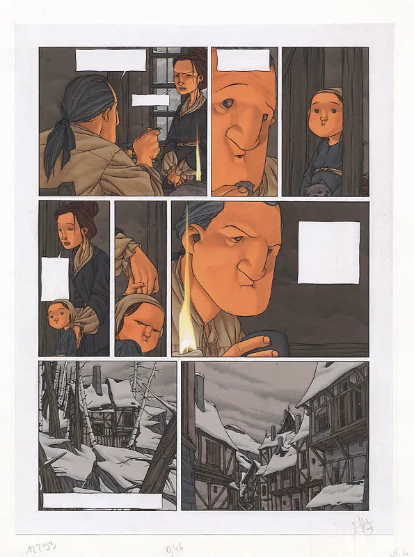 Planche couleur, Le Marteau des sorcières, Warul (T.1), Jean-Christophe Thibert