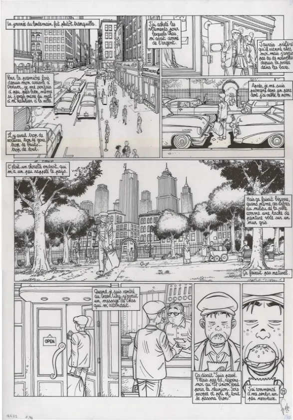 Planche noir et blanc, Le Poisson-clown, Happy (T.1), Fred Simon