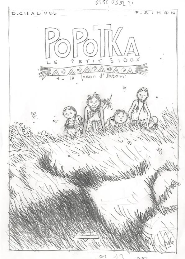 Sketch, Popotka le petit sioux, La leçon d'Iktomi (T.1), Fred Simon