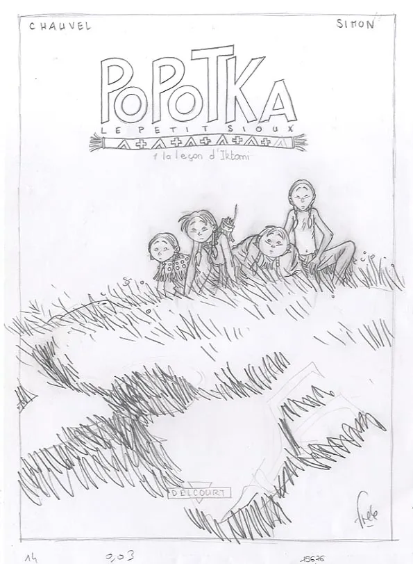 Sketch, Popotka le petit sioux, La leçon d'Iktomi (T.1), Fred Simon