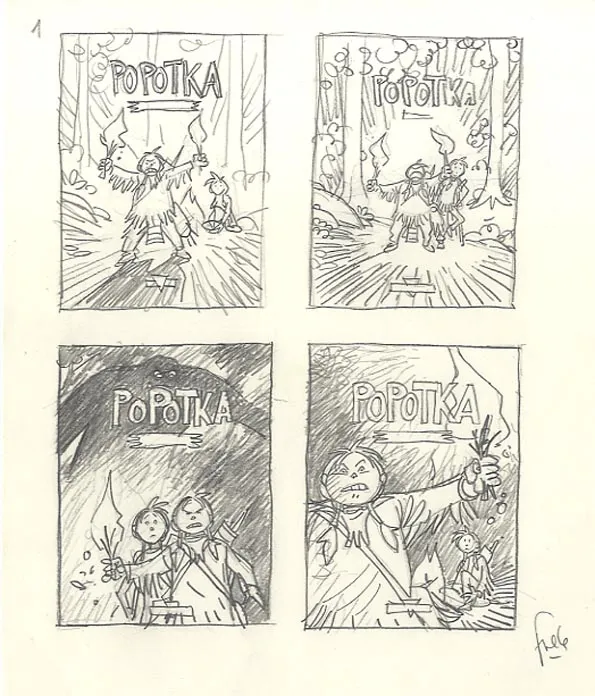 Crayonné, Popotka le petit sioux, Wendigo (T.2), Fred Simon