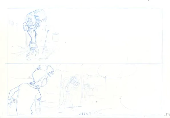 Crayonné, Spirou et Fantasio, L'Homme qui ne voulait pas mourir (T.48), José Luis Munuera