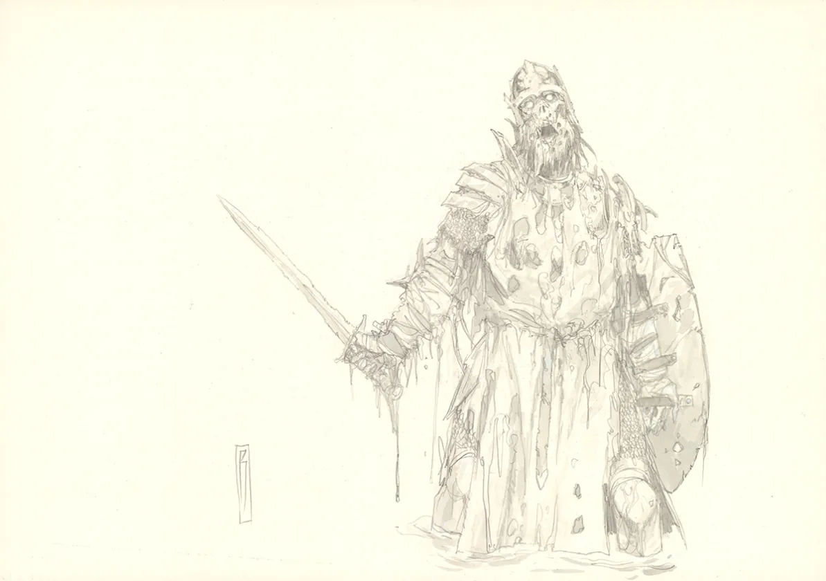 Illustration noir et blanc, Paul Jeacock