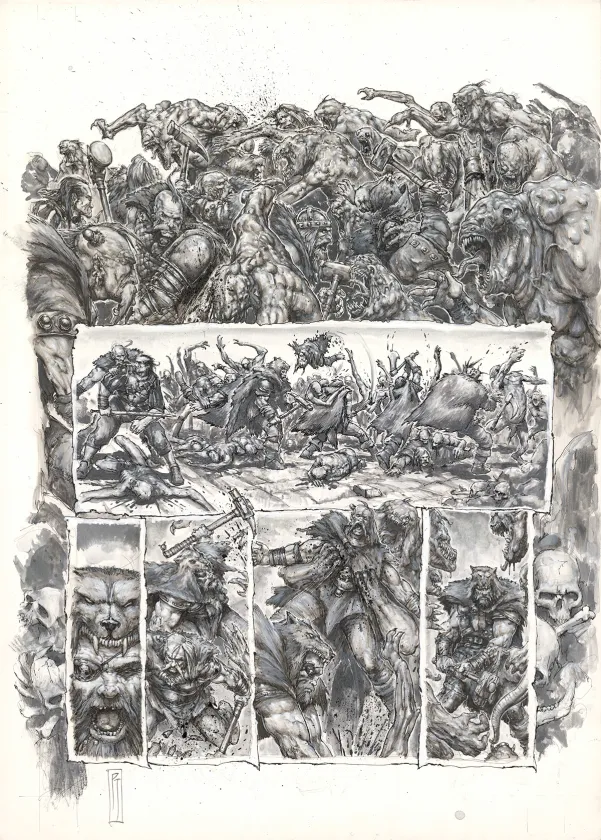 Planche noir et blanc, Paul Jeacock