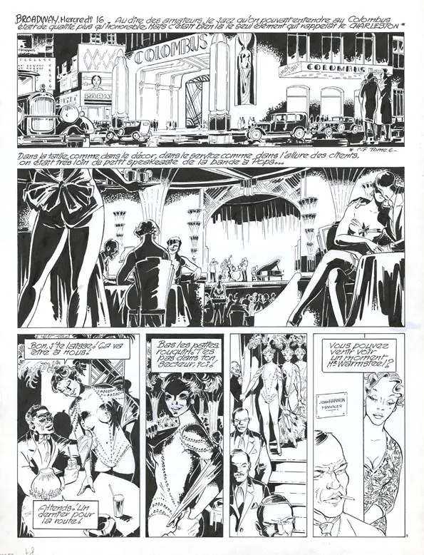 Planche noir et blanc, Louis la Guigne, Fureur (T.8), Jean-Paul Dethorey
