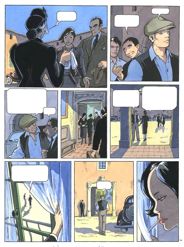 Planche couleur, Louis la Guigne, Lo zio (T.13), Jean-Paul Dethorey