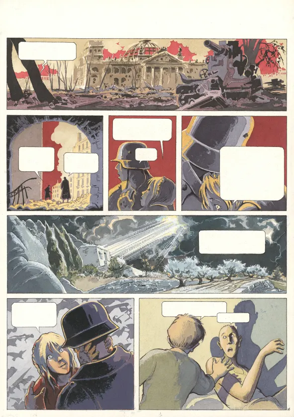 Planche couleur, L'oiseau noir, Jean-Paul Dethorey