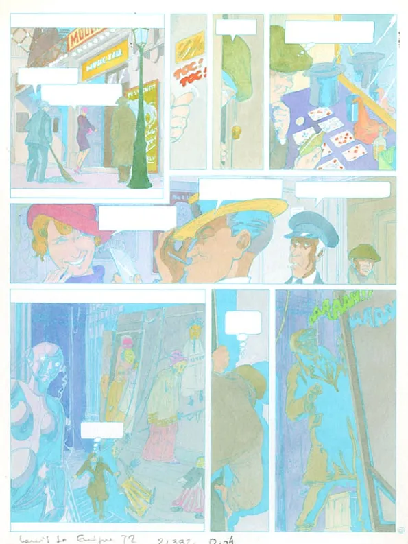 Color layout, Louis la Guigne, Moulin Rouge (T.2), Jean-Paul Dethorey