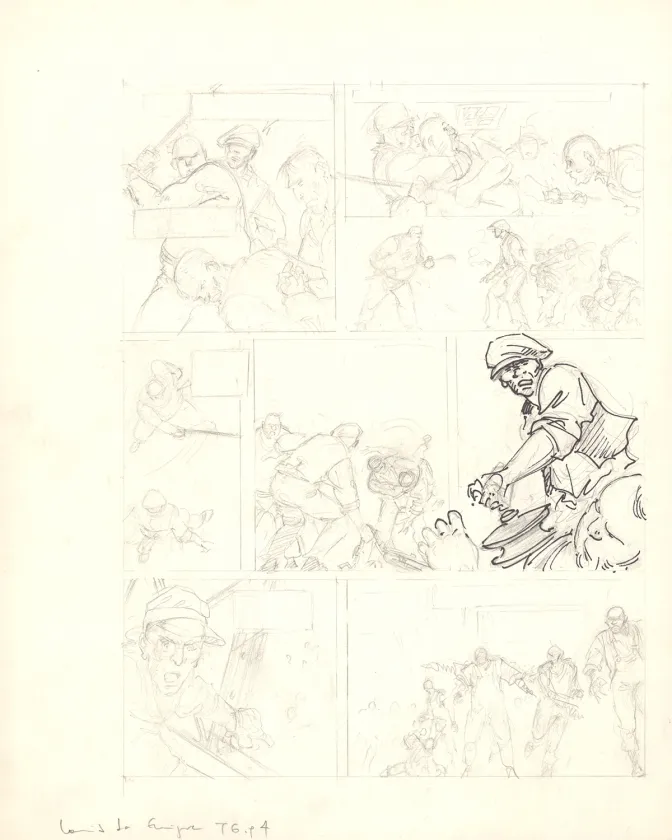 Crayonné, Louis la Guigne, Charleston (T.6), Jean-Paul Dethorey