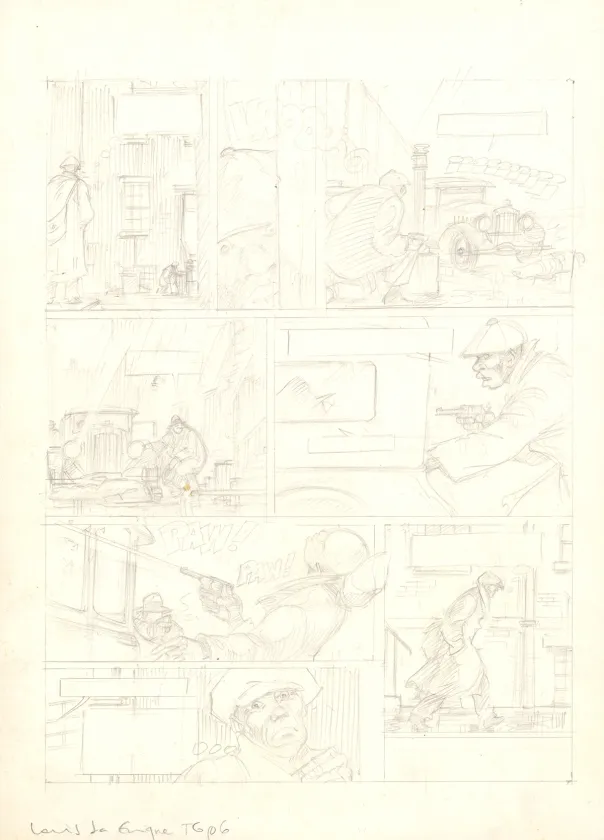 Sketch, Louis la Guigne, Charleston (T.6), Jean-Paul Dethorey