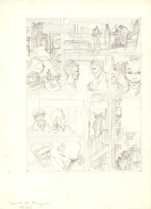 Crayonné, Louis la Guigne, Charleston (T.6), Jean-Paul Dethorey