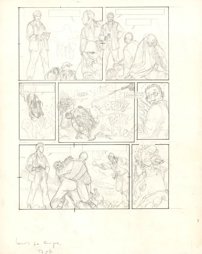 Crayonné, Louis la Guigne, Les vagabonds (T.7), Jean-Paul Dethorey