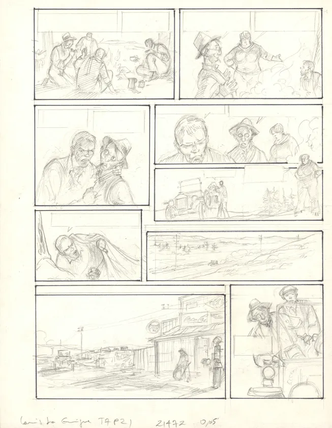 Crayonné, Louis la Guigne, Les vagabonds (T.7), Jean-Paul Dethorey