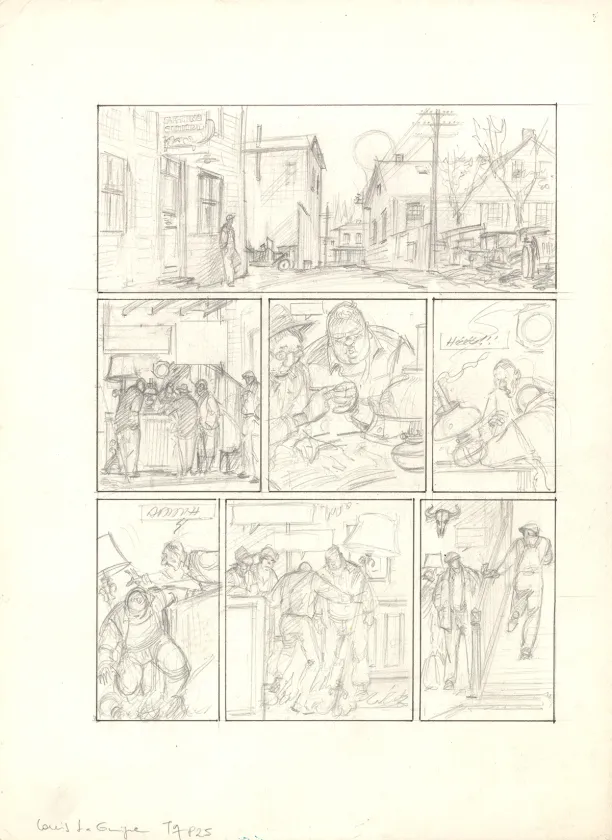 Crayonné, Louis la Guigne, Les vagabonds (T.7), Jean-Paul Dethorey