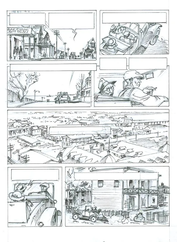 Illustration noir et blanc, Louis la Guigne, Fureur (T.8), Jean-Paul Dethorey